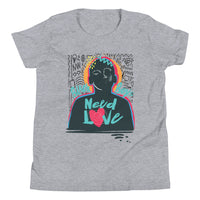 Black Boys Need Love - Youth Short Sleeve T-Shirt - Image - Several Colors
